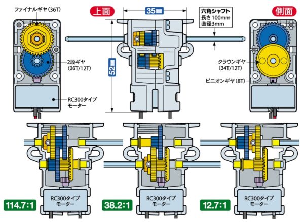 LOW CURRENT MOTOR GEARBOX - Image 2