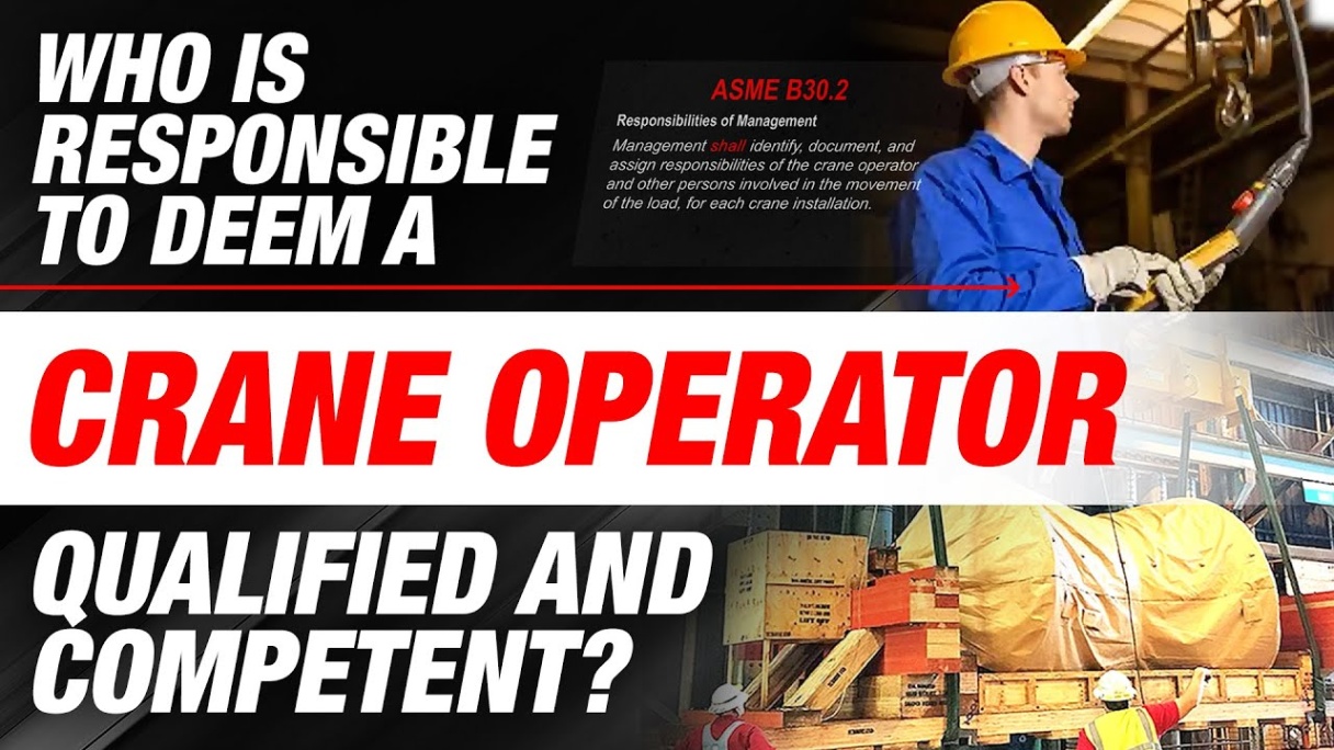 a competent person must be designated for Bulan 2 Crane Operator Training: Who