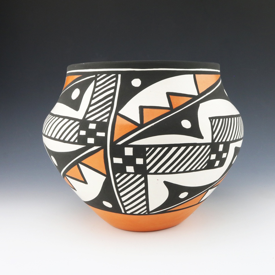 acoma pottery designs Bulan 5 ACOMA POTTERY VASE BY LORETTA JOE NATIVE AMERICAN