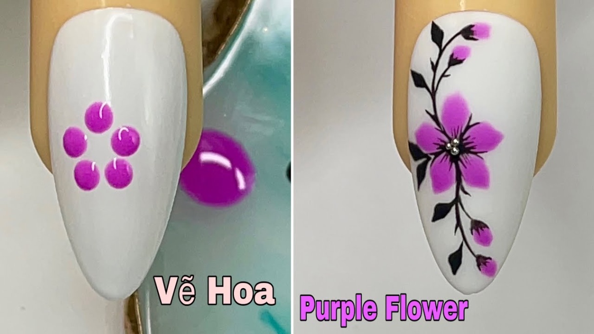 simple flower design nails Niche Utama Home i.ytimg.com/vi/hiPNR_Rw/maxresdefault