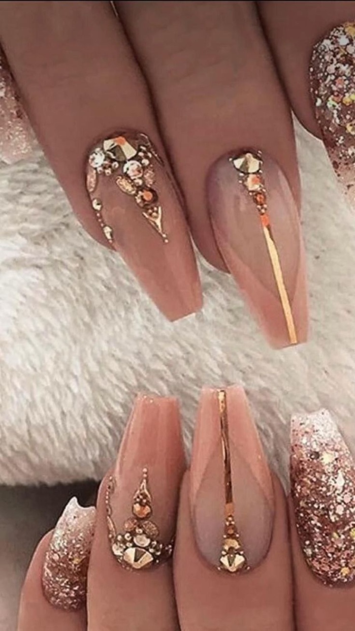 pinterest nail designs Niche Utama Home Pinterest  Nails design with rhinestones, Beauty nails design