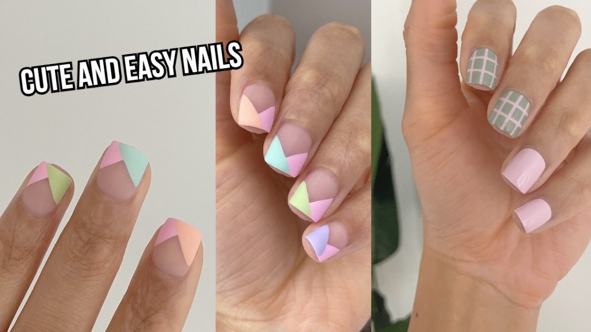 cute designs for nails Niche Utama Home satisfying spring nail art designs  cute and easy nail art at home for  beginners